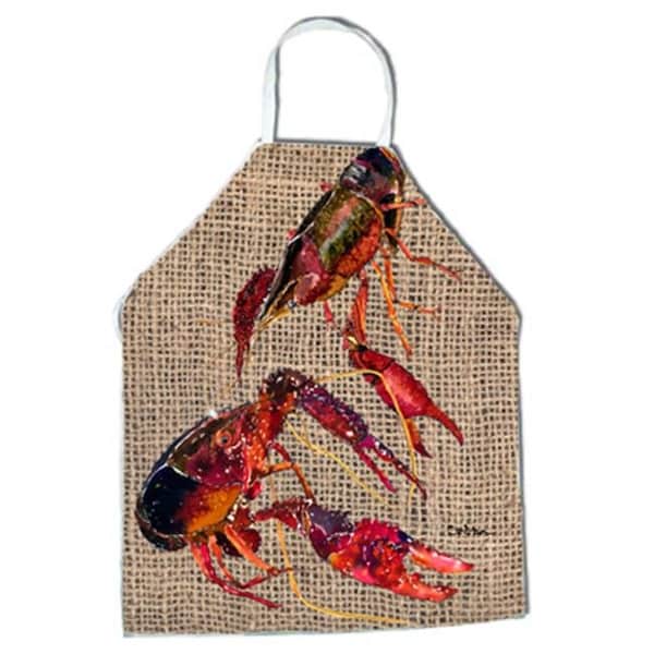 Carolines Treasures Carolines Treasures 8739APRON Crawfish Apron - 27 x 31 in. 8739APRON - main